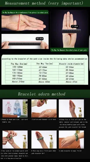 10% OFF- 54/55/56mm Certified Natural 3 Color Jadeite Emerald A*Jade HandCarved Lucky Bracelet Bangle GX627