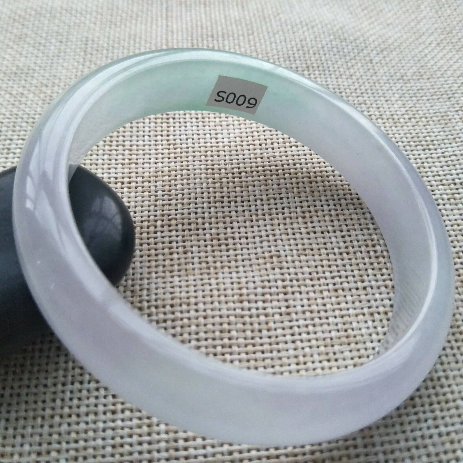 10% OFF- 56/57/58mm Certified Natural Lavender Jadeite Emerald A*Jade HandCarved Lucky Bracelet Bangle S009