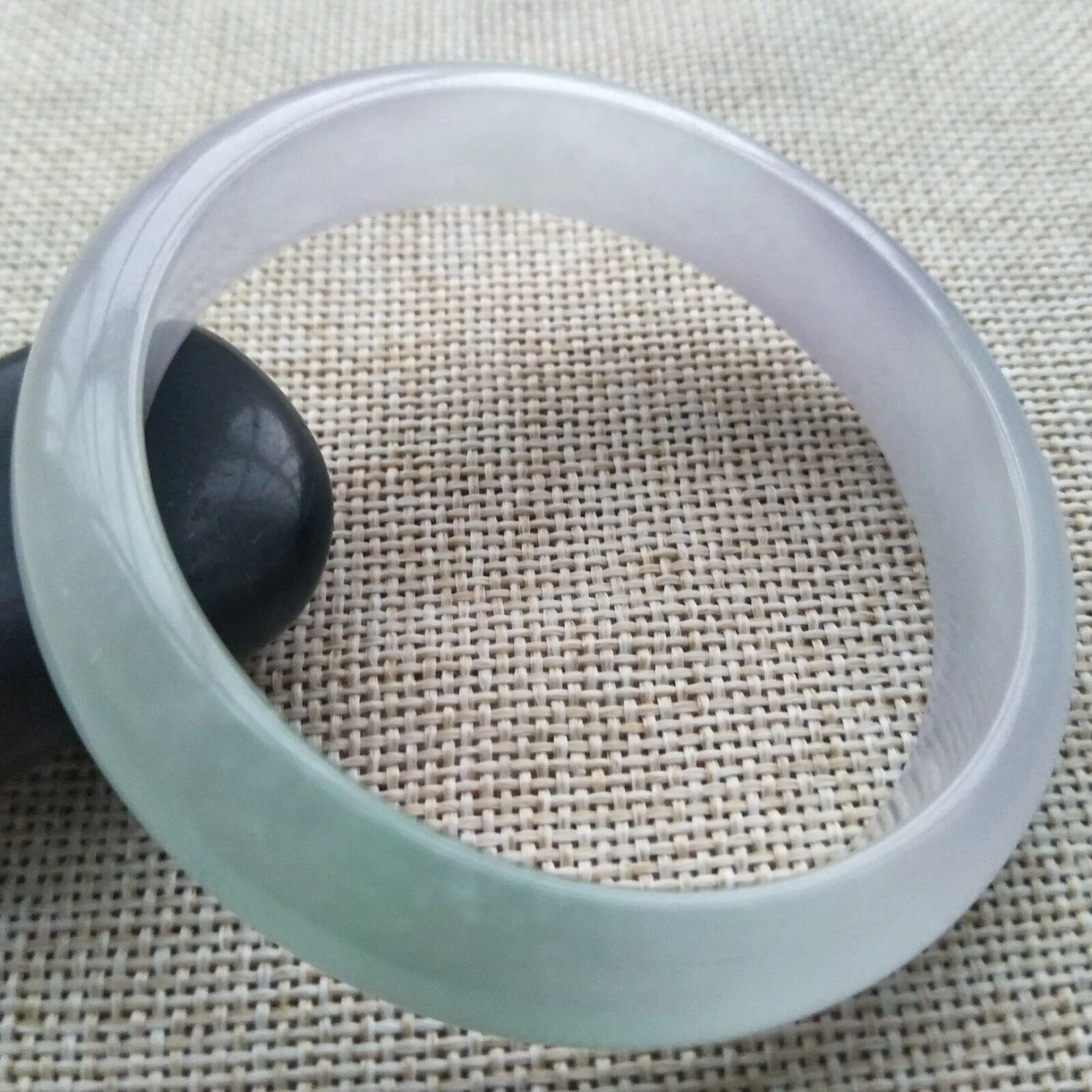 10% OFF- 56/57/58mm Certified Natural Lavender Jadeite Emerald A*Jade HandCarved Lucky Bracelet Bangle S009
