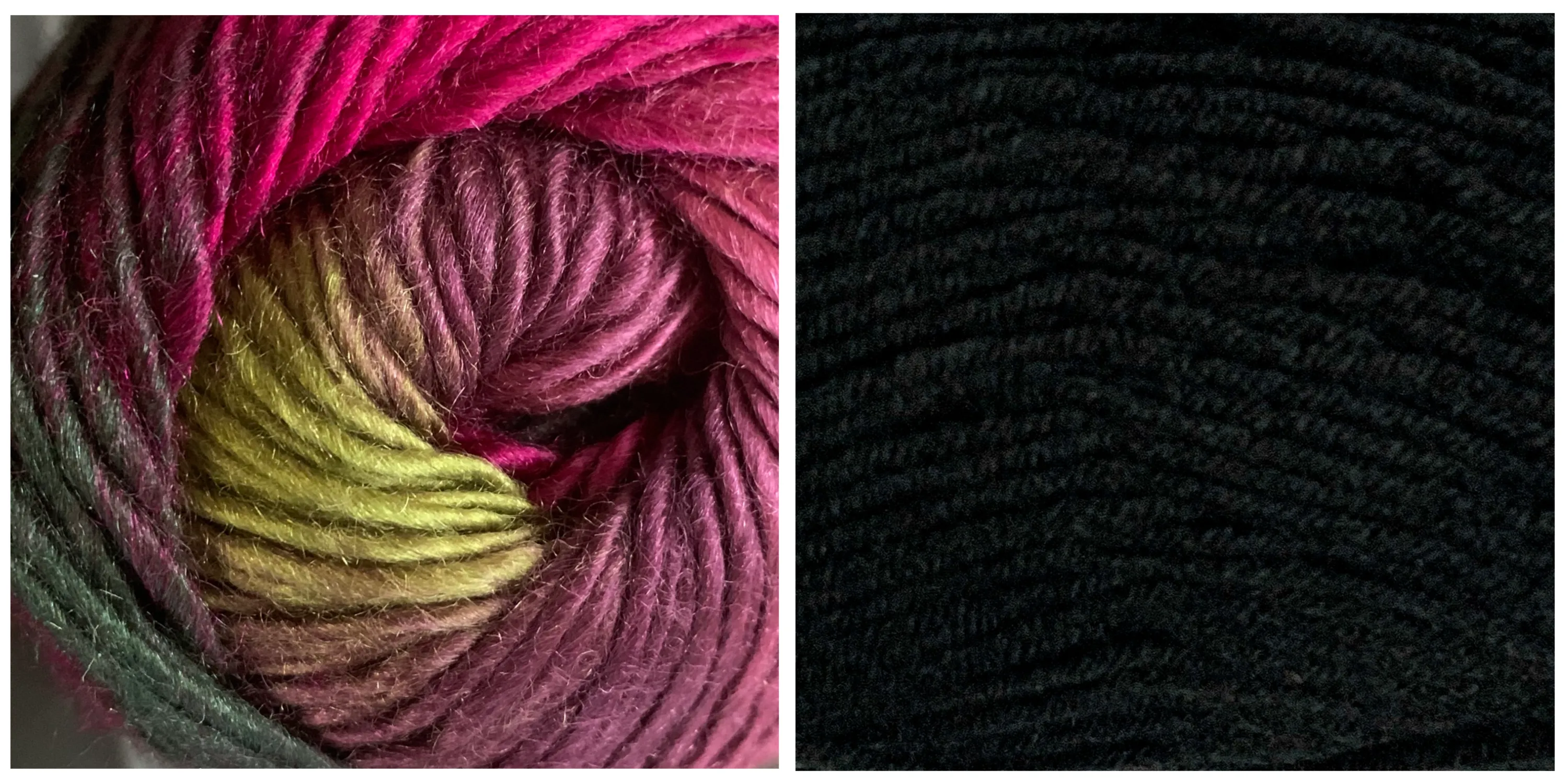 (100% Acrylic) BLACK   CALLA LILY - Embossed Fascination Shawl KIT