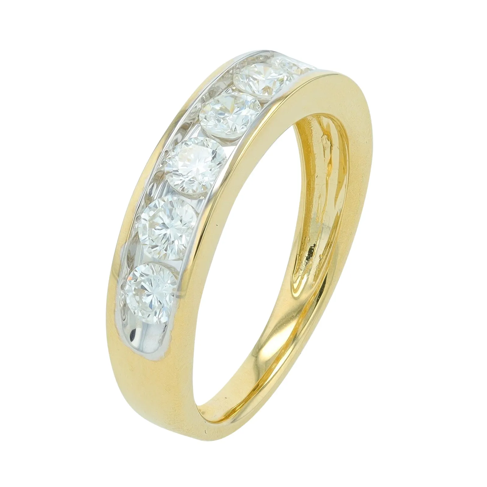 10K 1 CT Lab Grown Diamond Band<p><strong>More Colors Available</p></strong><p><strong>Lab Grown Diamond</p></strong>