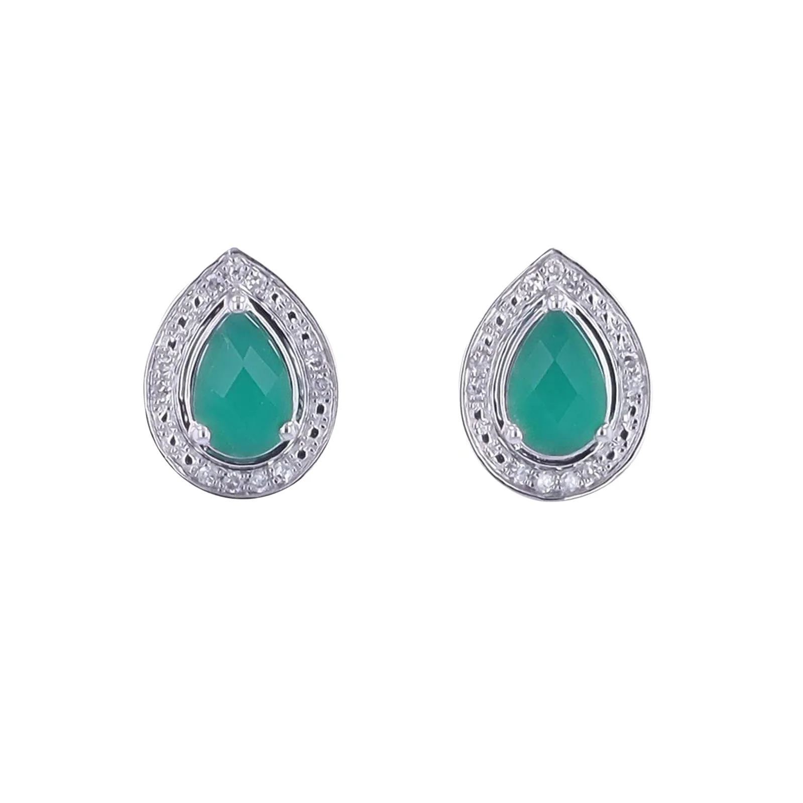 10K Gemstone Studs<p><strong>More Colors Available</p></strong>