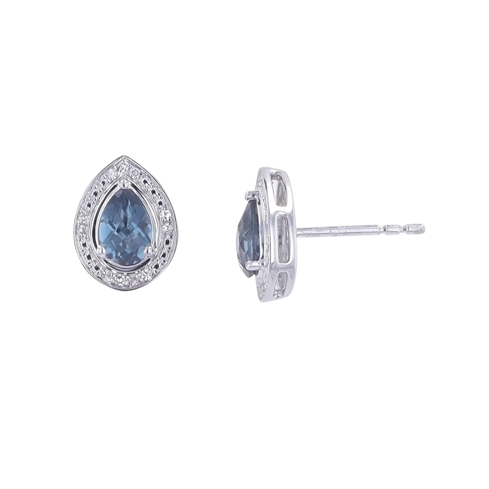 10K Gemstone Studs<p><strong>More Colors Available</p></strong>