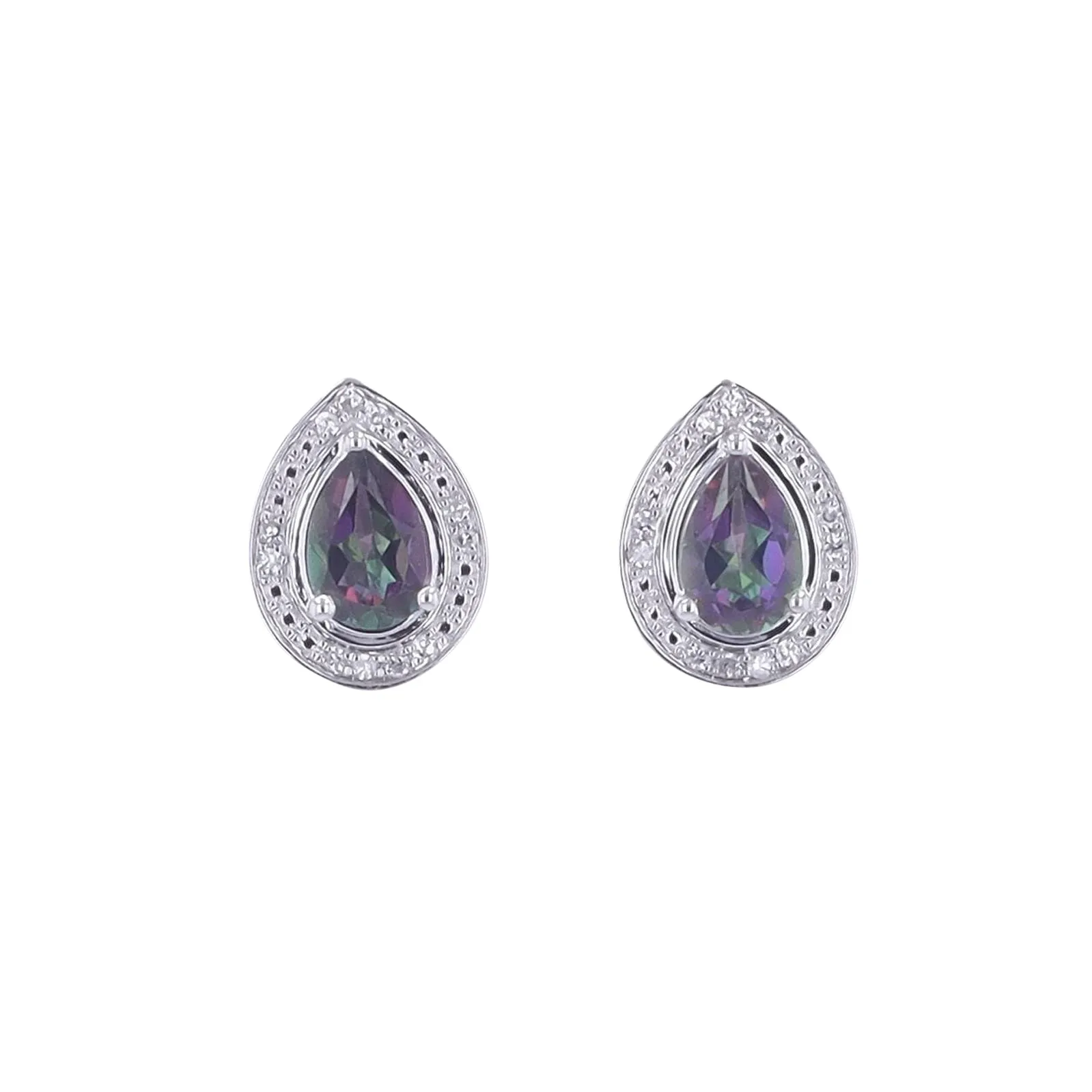 10K Gemstone Studs<p><strong>More Colors Available</p></strong>