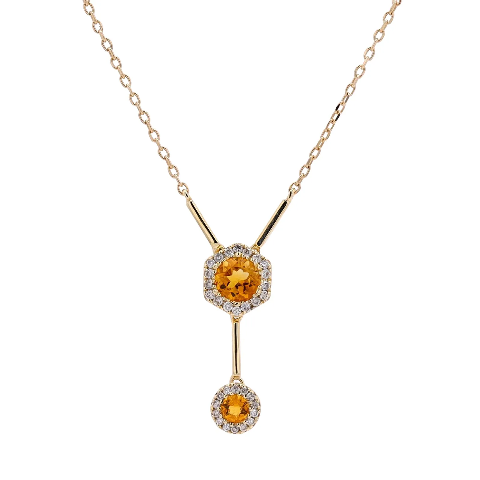 10K YG Citrine Necklace<p><strong>$119</p></strong>