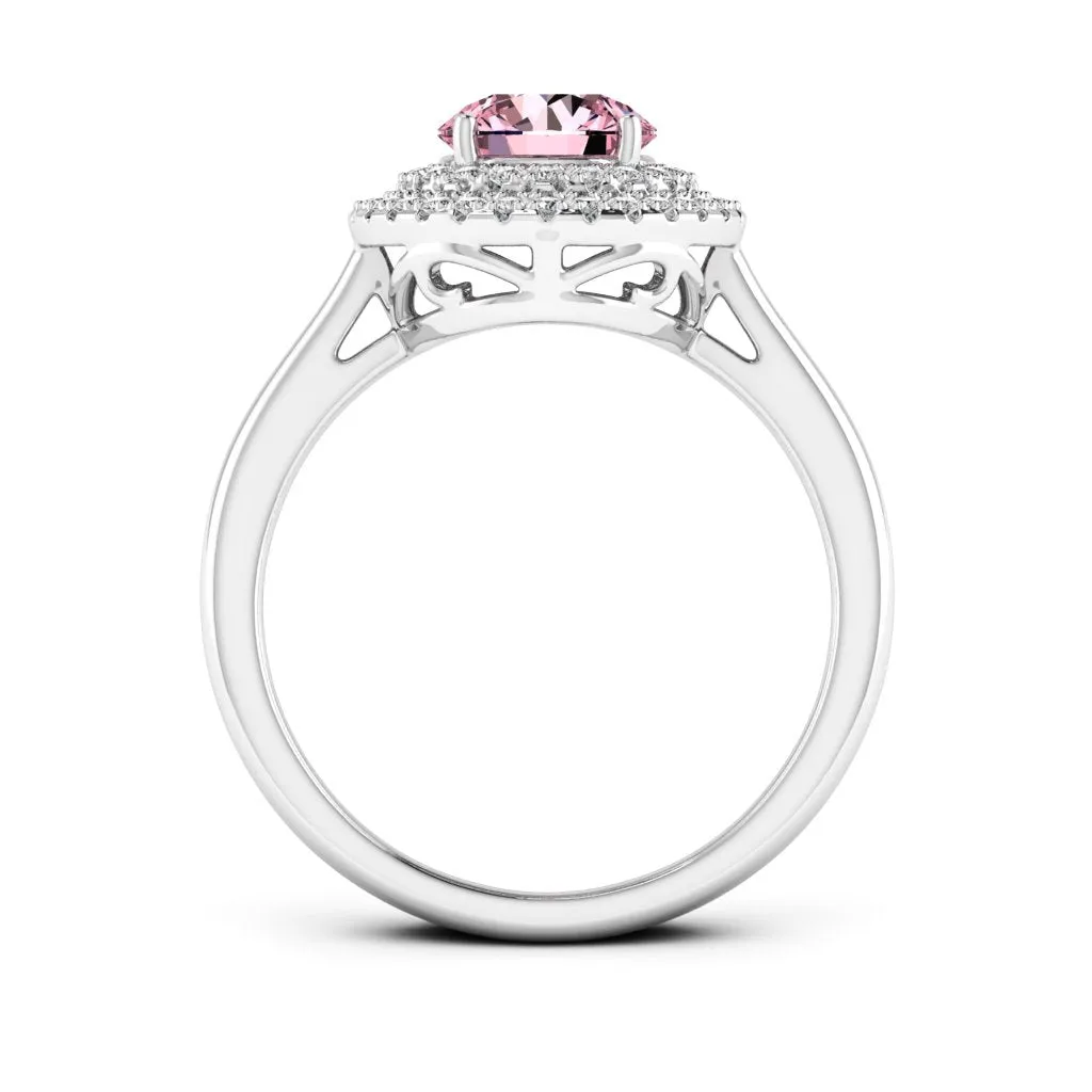 1.24 d.e.w cts Heather Moissanite Ring
