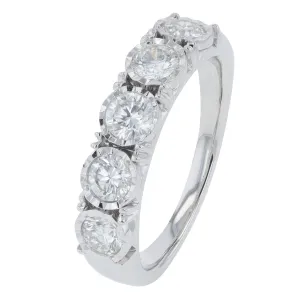 14K 1 CT Lab Grown Diamond Band<p><strong>More Colors Available</p></strong><p><strong>Lab Grown Diamond</p></strong>