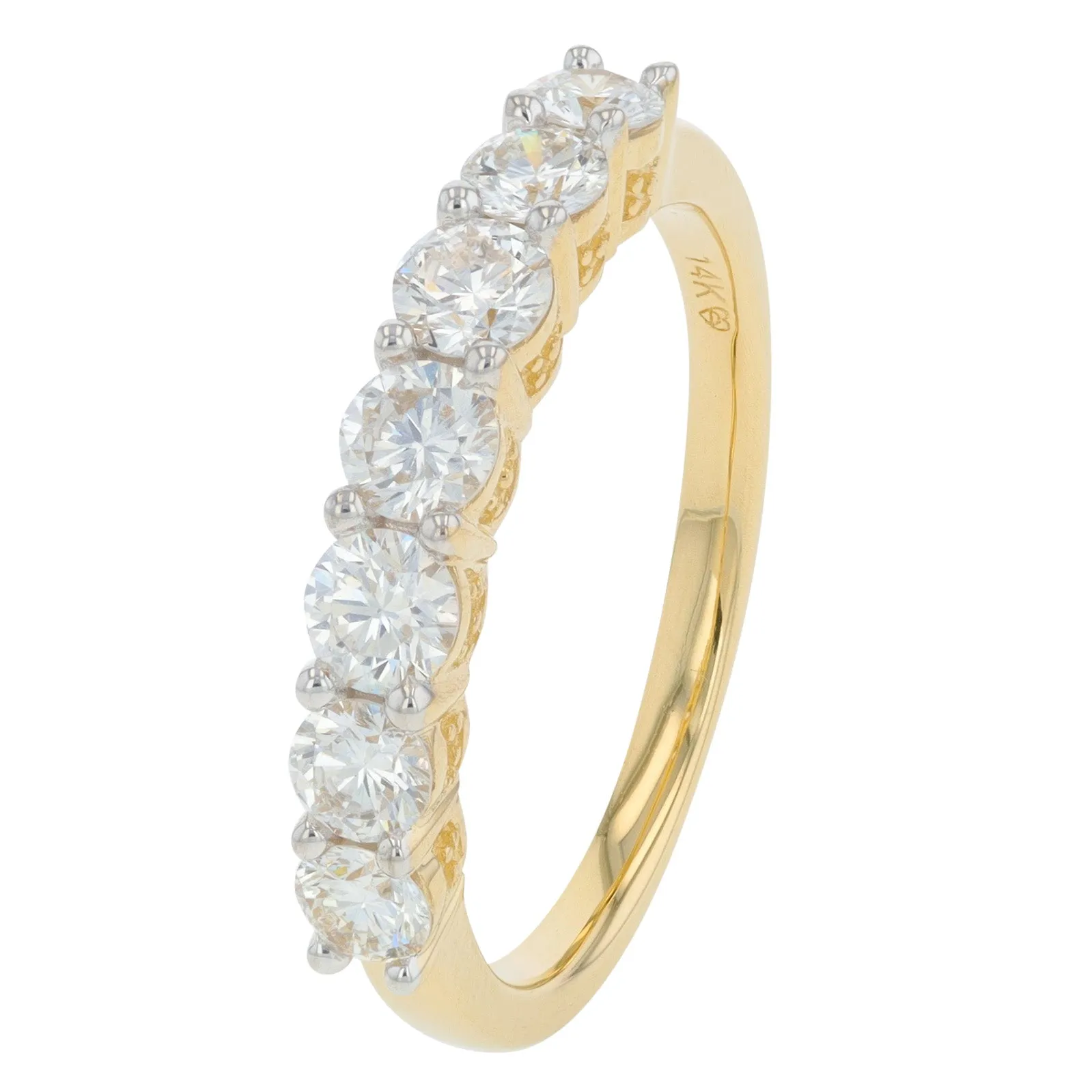 14K 1 CT Lab Grown Diamond Band<p><strong>More Colors Available</p></strong><p><strong>Lab Grown Diamond</p></strong>