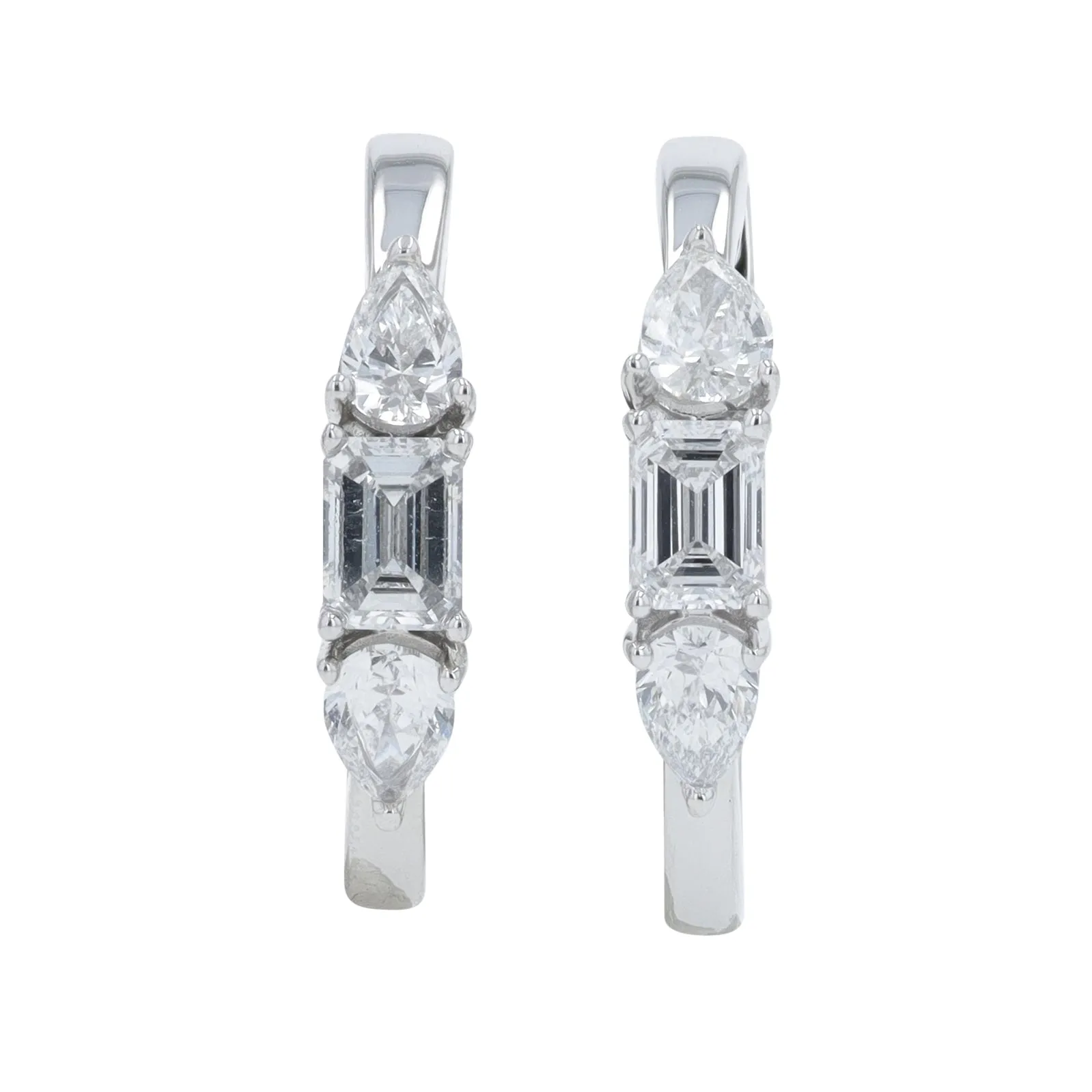 14K 1 CT Lab Grown Diamond Hoops<p><strong>Lab Grown Diamond</p></strong><p><strong>More Colors Available</p></strong>
