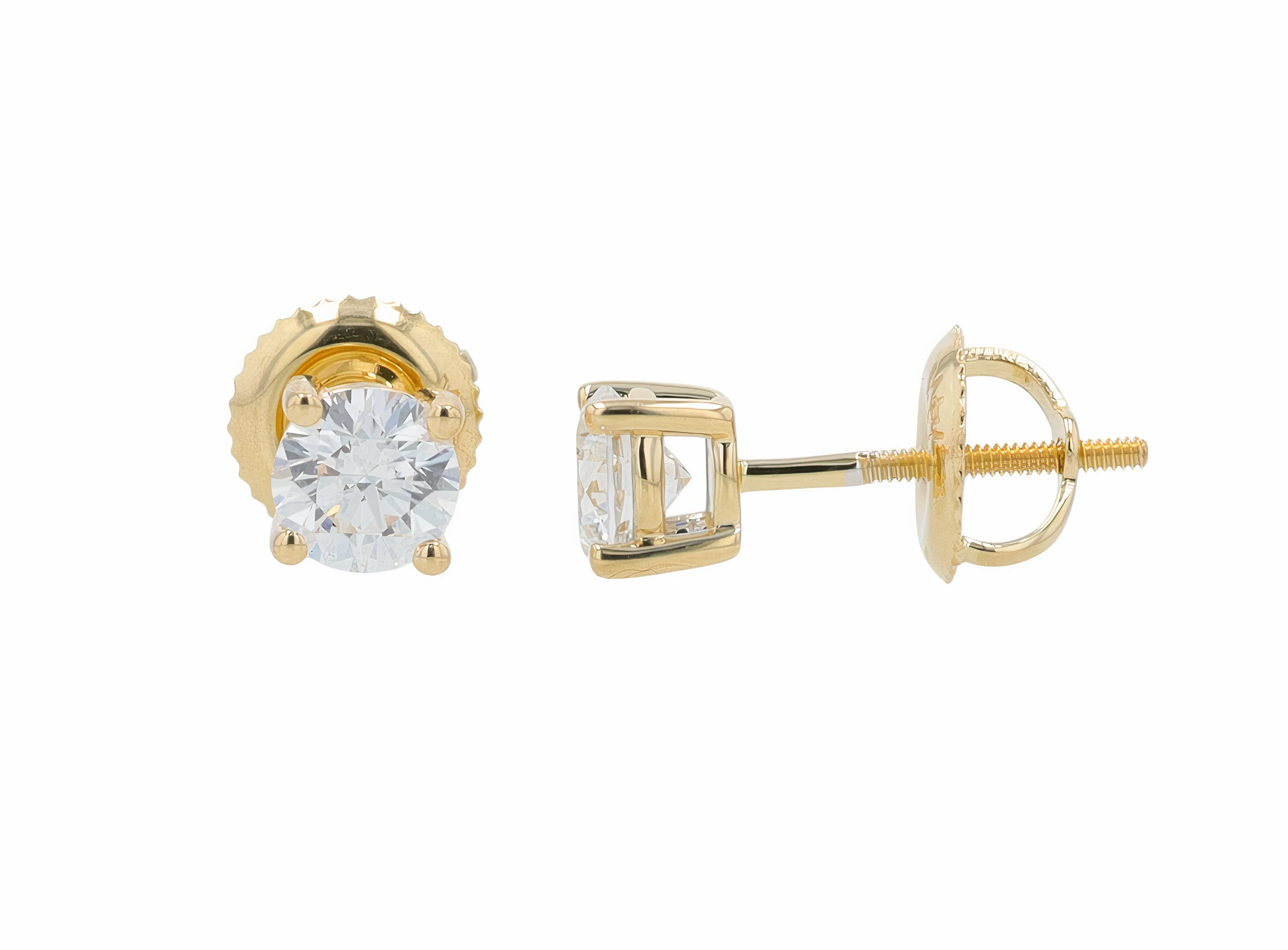 14K 1 CT Lab Grown Diamond Studs<p><strong>Lab Grown Diamond</p></strong><p><strong>More Colors Available</p></strong>