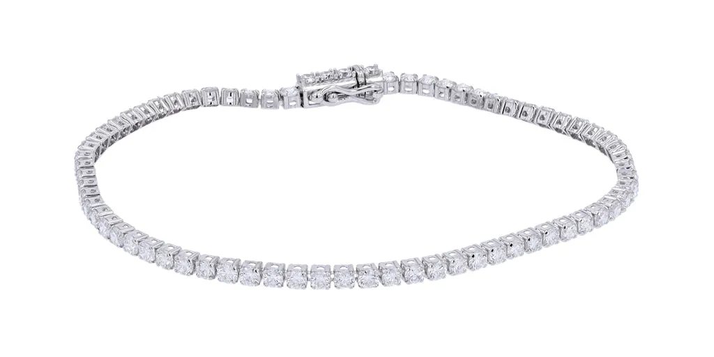 14K 3 CT Lab Grown Diamond Bracelet<p><strong>More Colors Available</p></strong><p><strong>Lab Grown Diamond</p></strong>