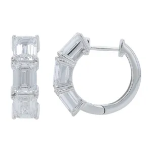 14K 5 CT Lab Grown Diamond Hoops<p><strong>More Colors Available</p></strong><p><strong>Lab Grown Diamond</p></strong>