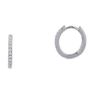 14K Diamond Huggies<p><strong>More Colors Available</p></strong>