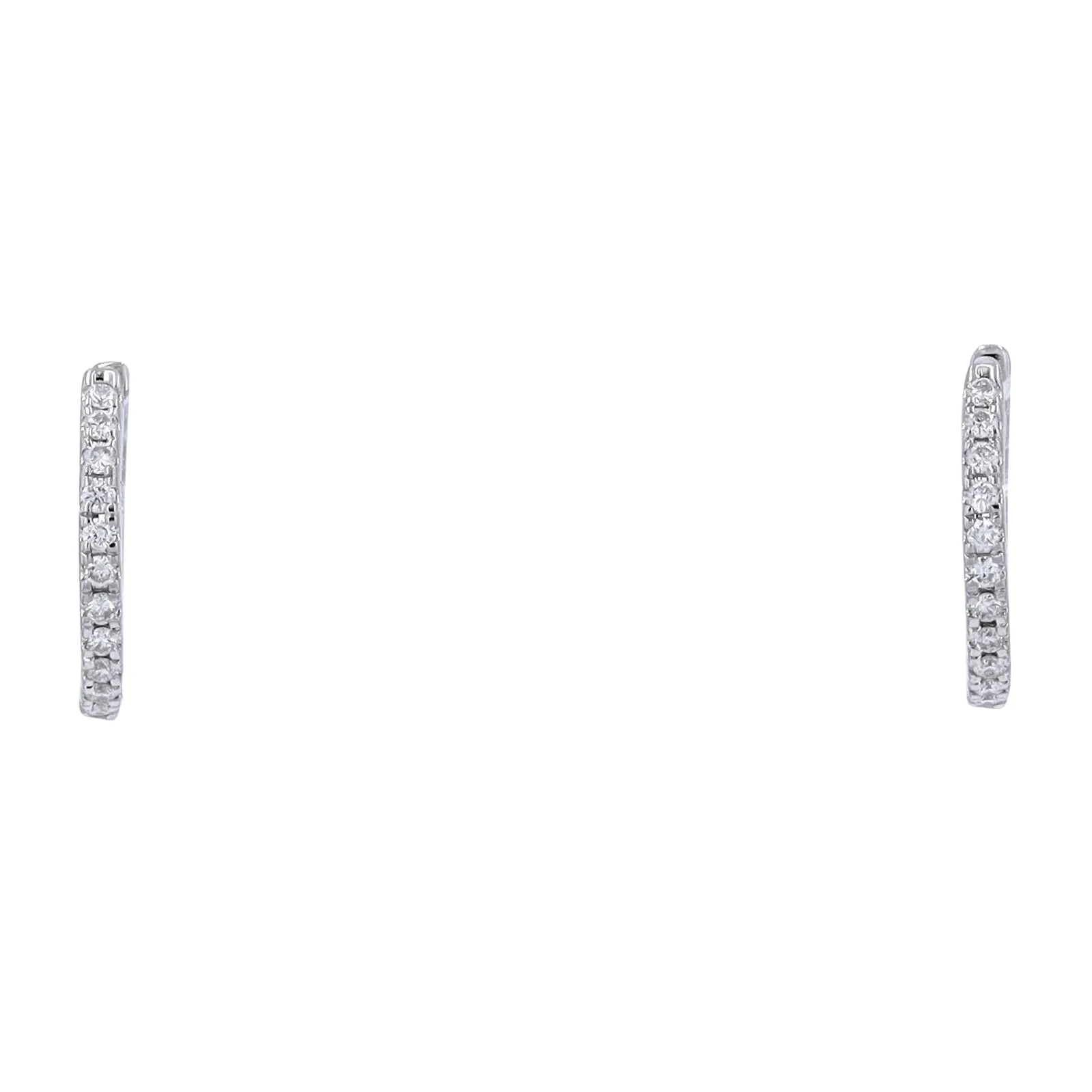 14K Diamond Huggies<p><strong>More Colors Available</p></strong>