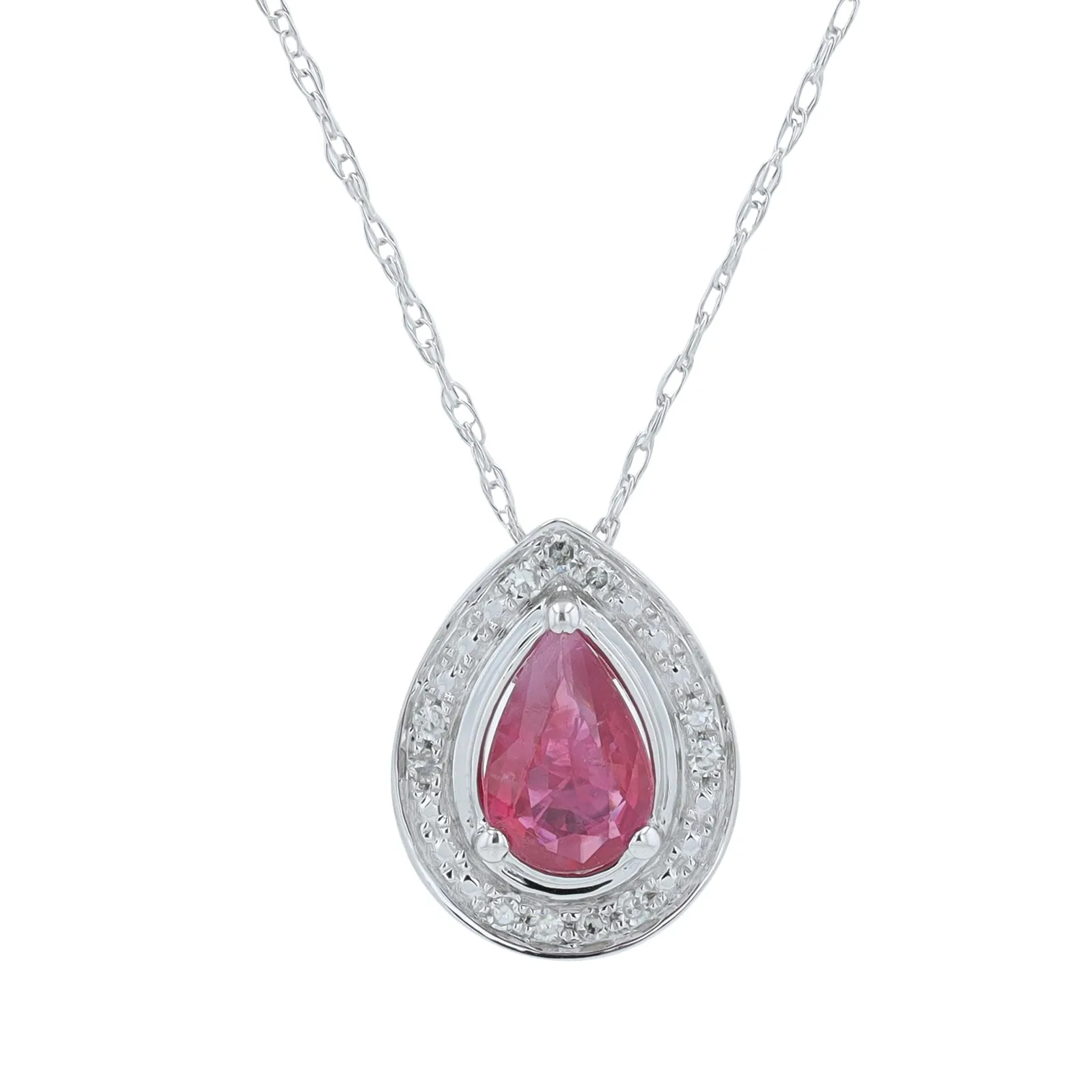 14K Gemstone Pendant<p><strong>More Colors Available</p></strong>