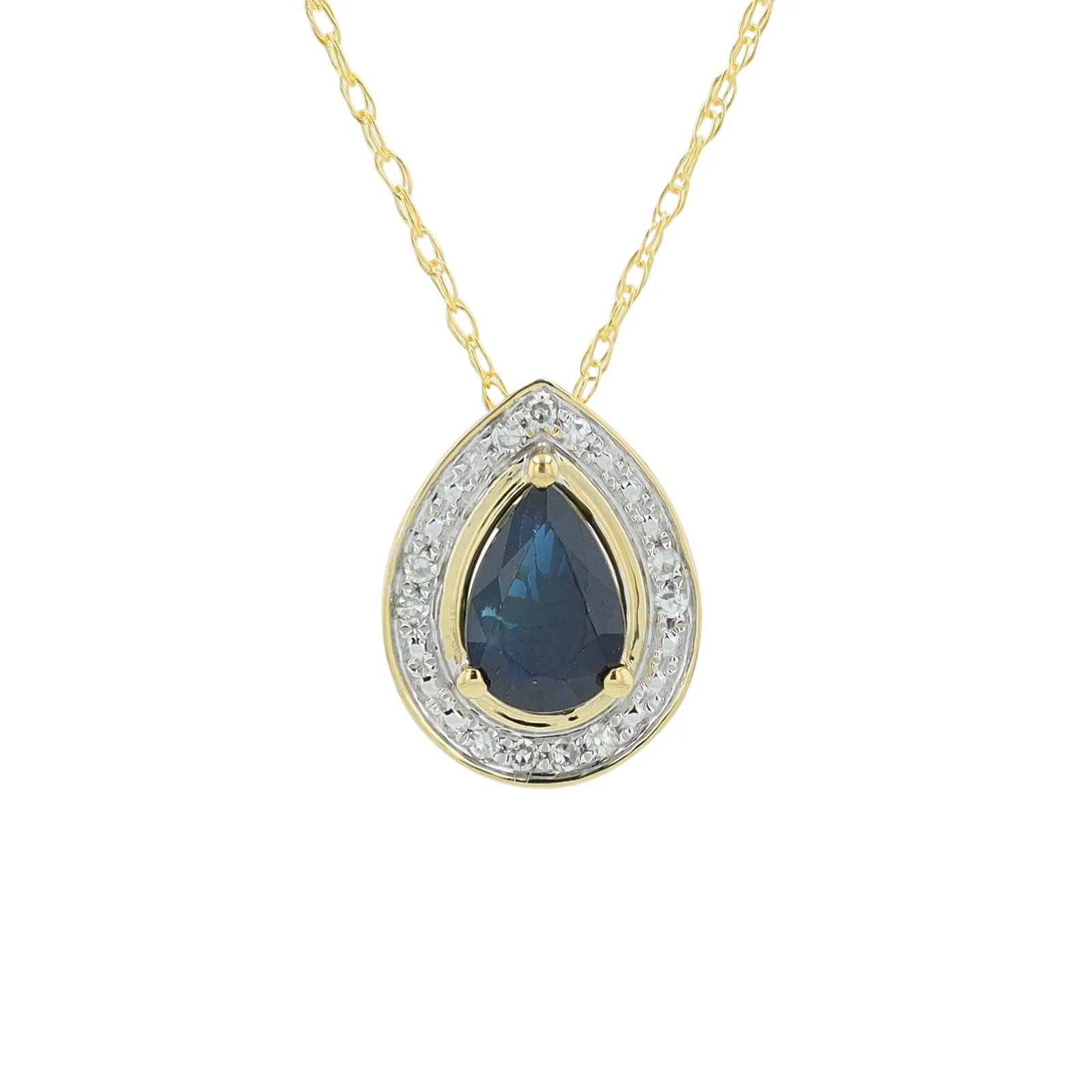 14K Gemstone Pendant<p><strong>More Colors Available</p></strong>