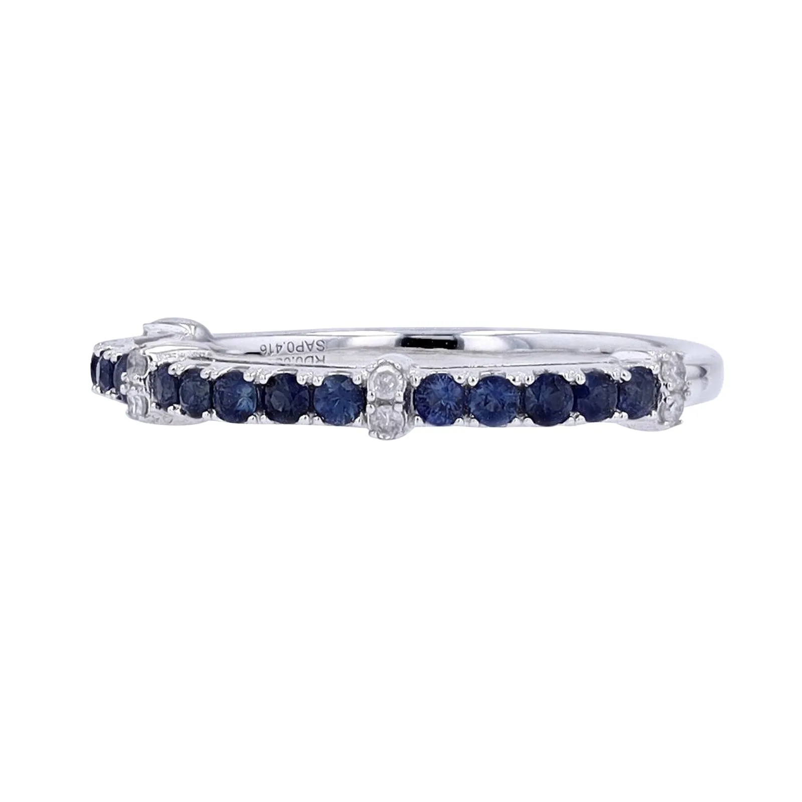 14K Sapphire & Diamond Band<p><strong>$199</p></strong><p><strong>More Colors Available</p></strong>