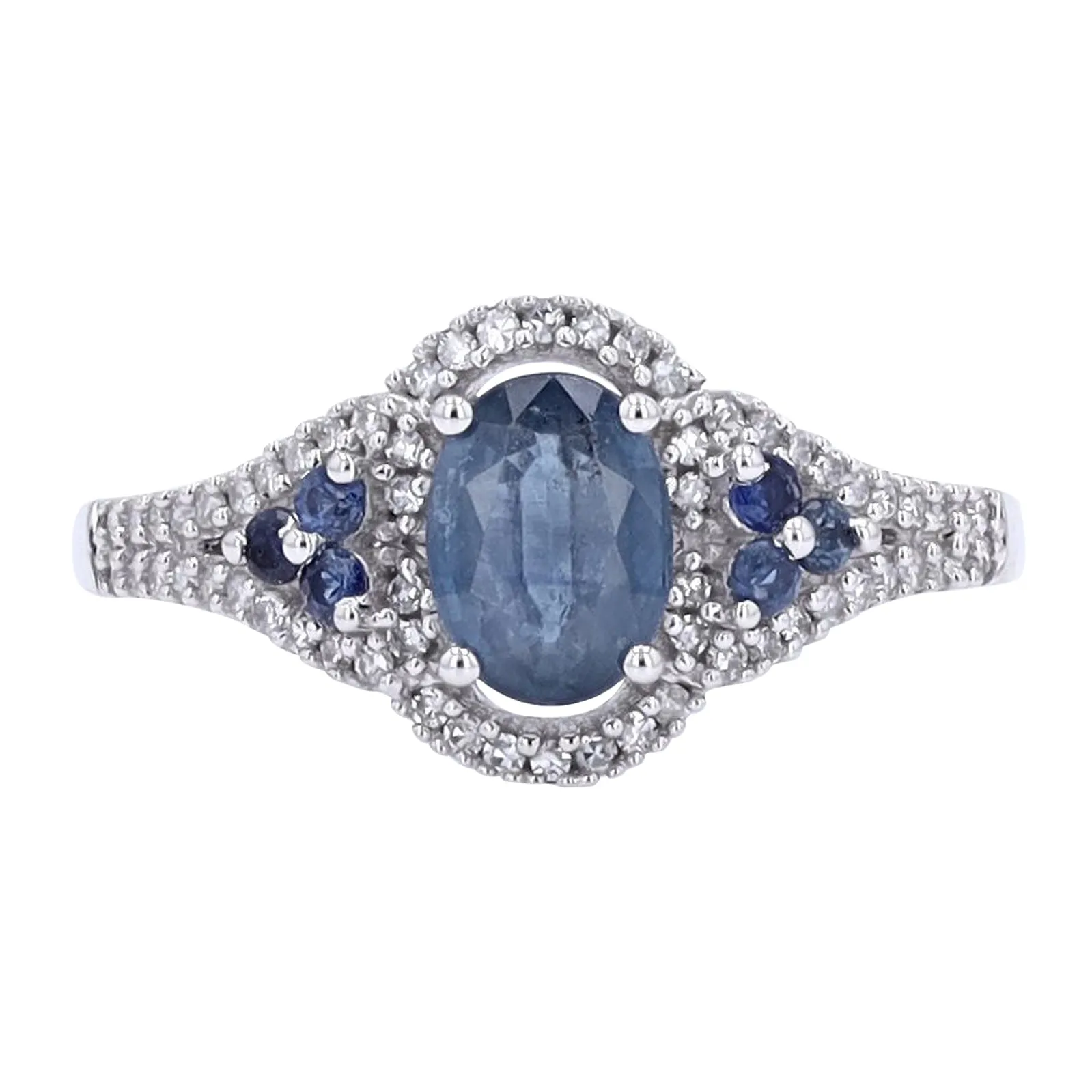 14K Sapphire & Diamond Ring<p><strong>More Colors Available</p></strong>