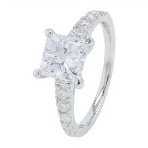 14K WG 2.50 CTW Lab Grown Diamond Engagement Ring<p><strong>Lab Grown Diamond</p></strong><p><strong>IGI Available</p></strong>