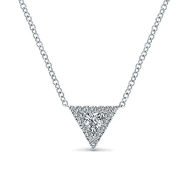 14k White Gold Kaslique Fashion Necklace