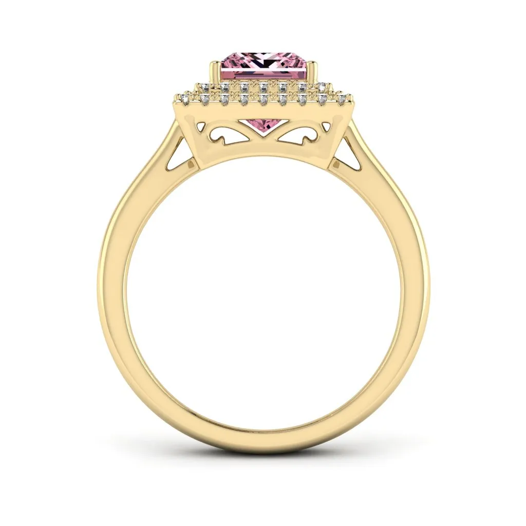 1.58 d.e.w cts Heather Moissanite Ring
