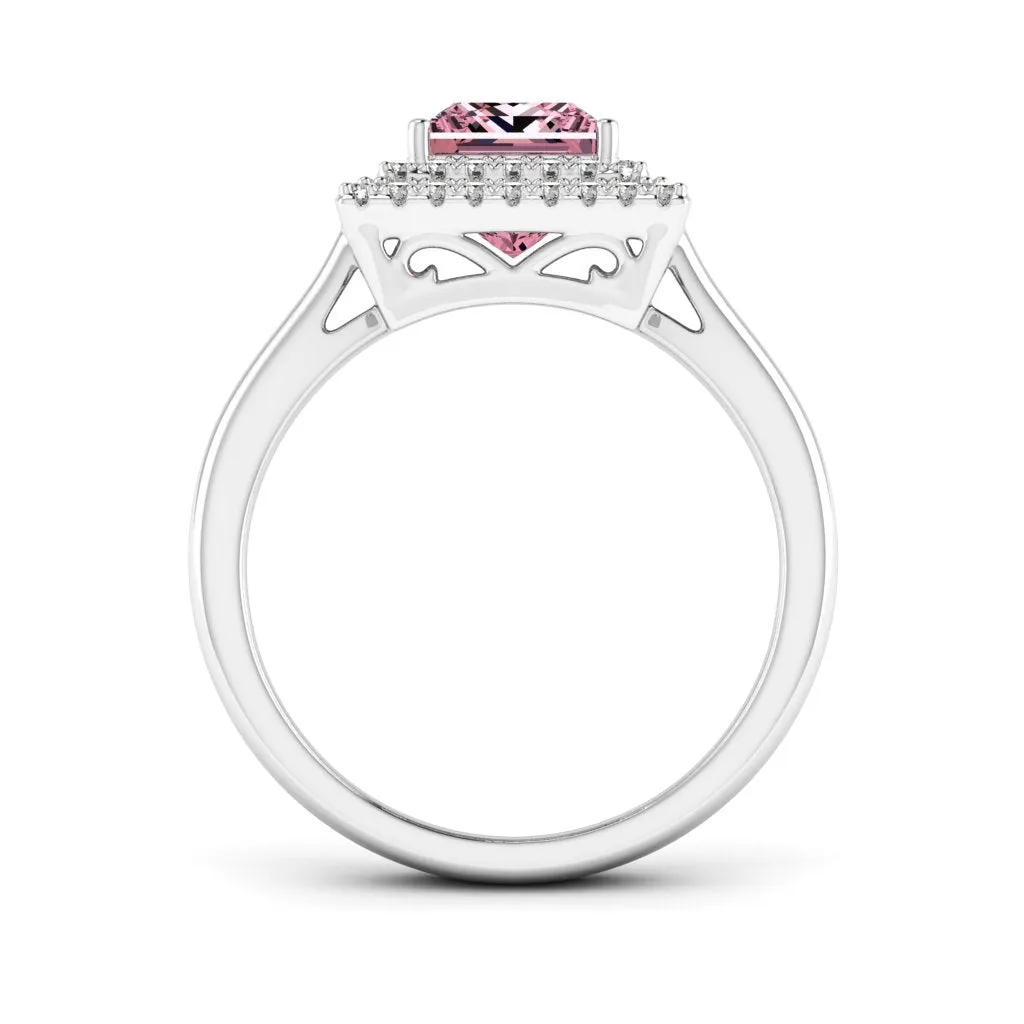 1.58 d.e.w cts Heather Moissanite Ring