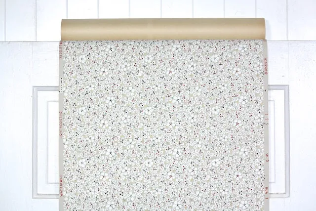 1950s Floral Vintage Wallpaper