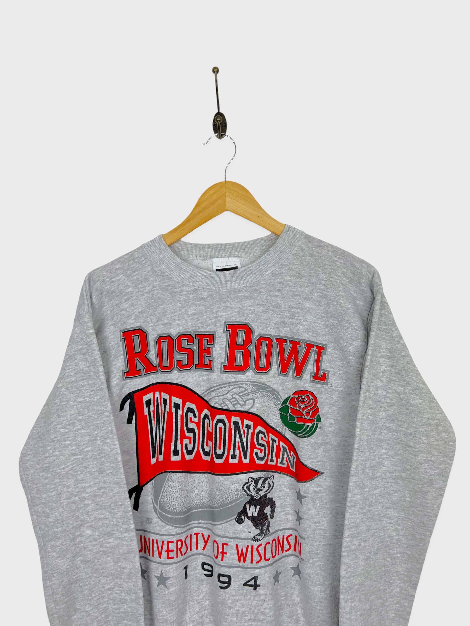1994 Wisconsin badgers USA Made Vintage Sweatshirt Size 6