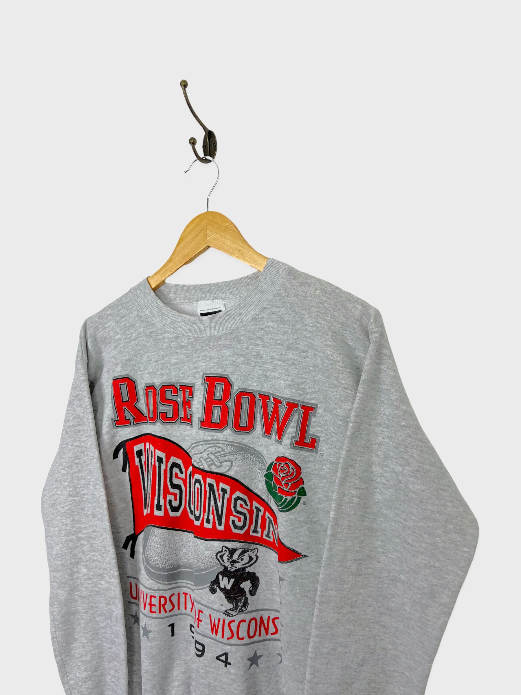 1994 Wisconsin badgers USA Made Vintage Sweatshirt Size 6