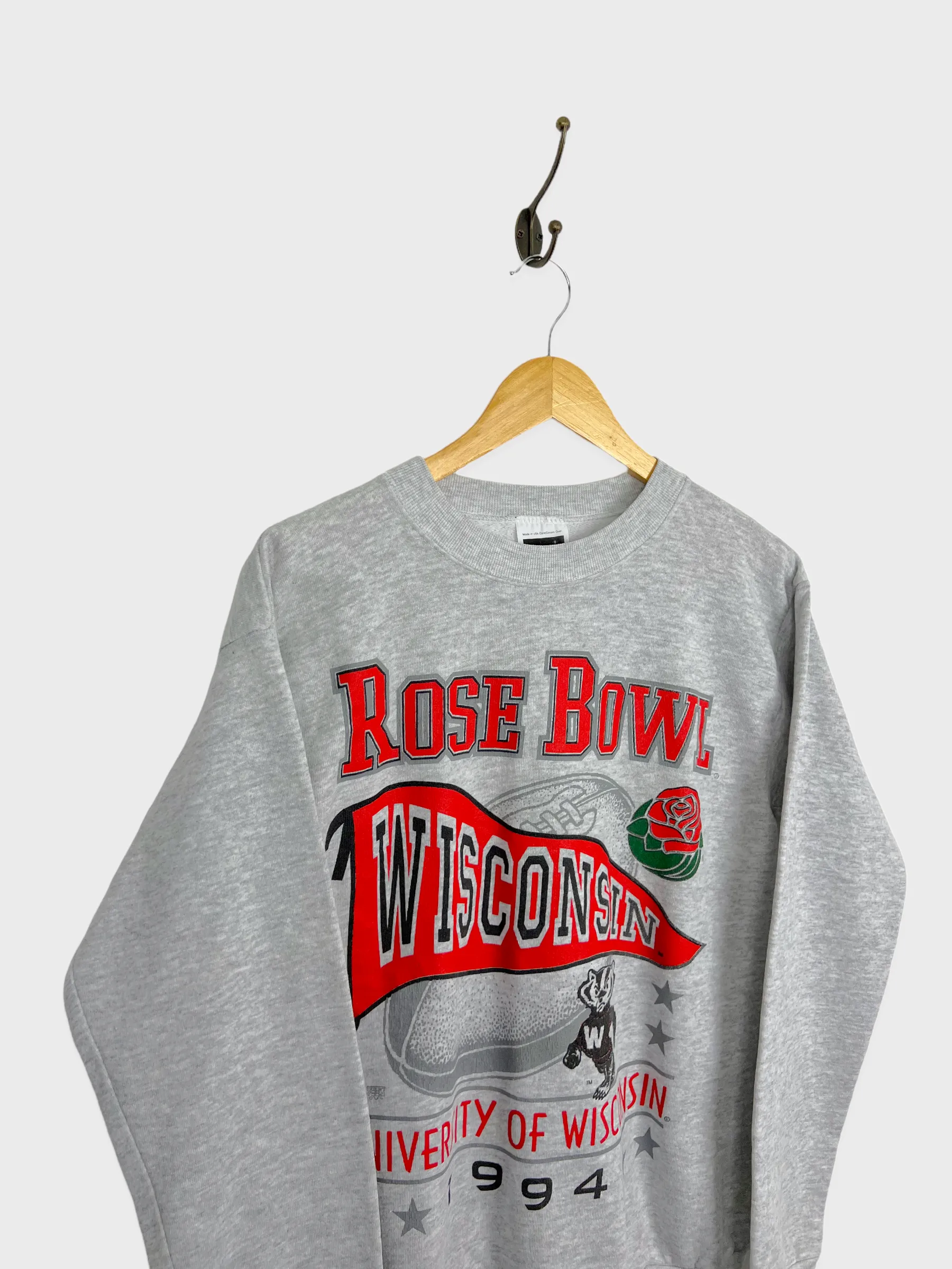 1994 Wisconsin badgers USA Made Vintage Sweatshirt Size 6