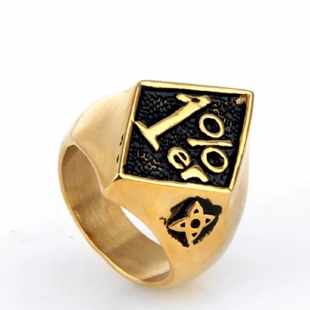 1%er One Percent Outlaw Biker Stainless Steel Ring
