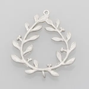 2013-2014 Fashion 30*22MM lovely modern charms,Garland,Matte Rhodium,suit for necklace/bracelet/earring ect,sold 10pcs per pkg