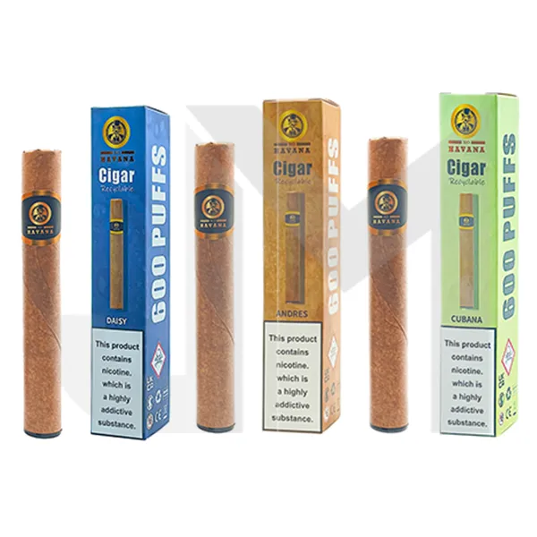 20mg XO Havana Disposable Cigar Vape - 600 Puffs
