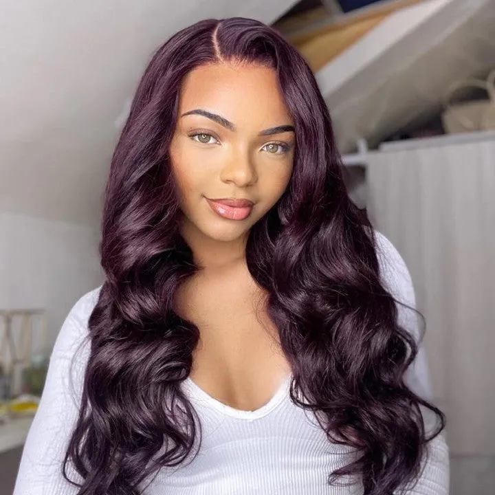 【30" Super Sale】Minimalist Color Series Glueless 13x4 Lace Front Pre-Bleached Knots Blonde and Brown Highlight Colored Body Wave/Straight Human Hair Wig