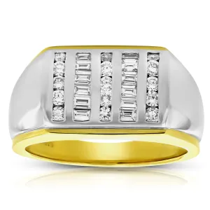 5/8 cttw Baguette Diamond Wedding Band in 18K White Gold