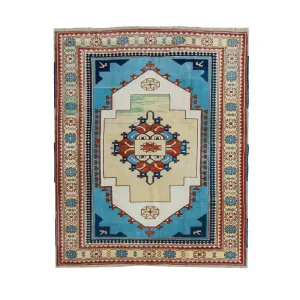 6092 Handwoven Vintage Rug 4'8x5'8