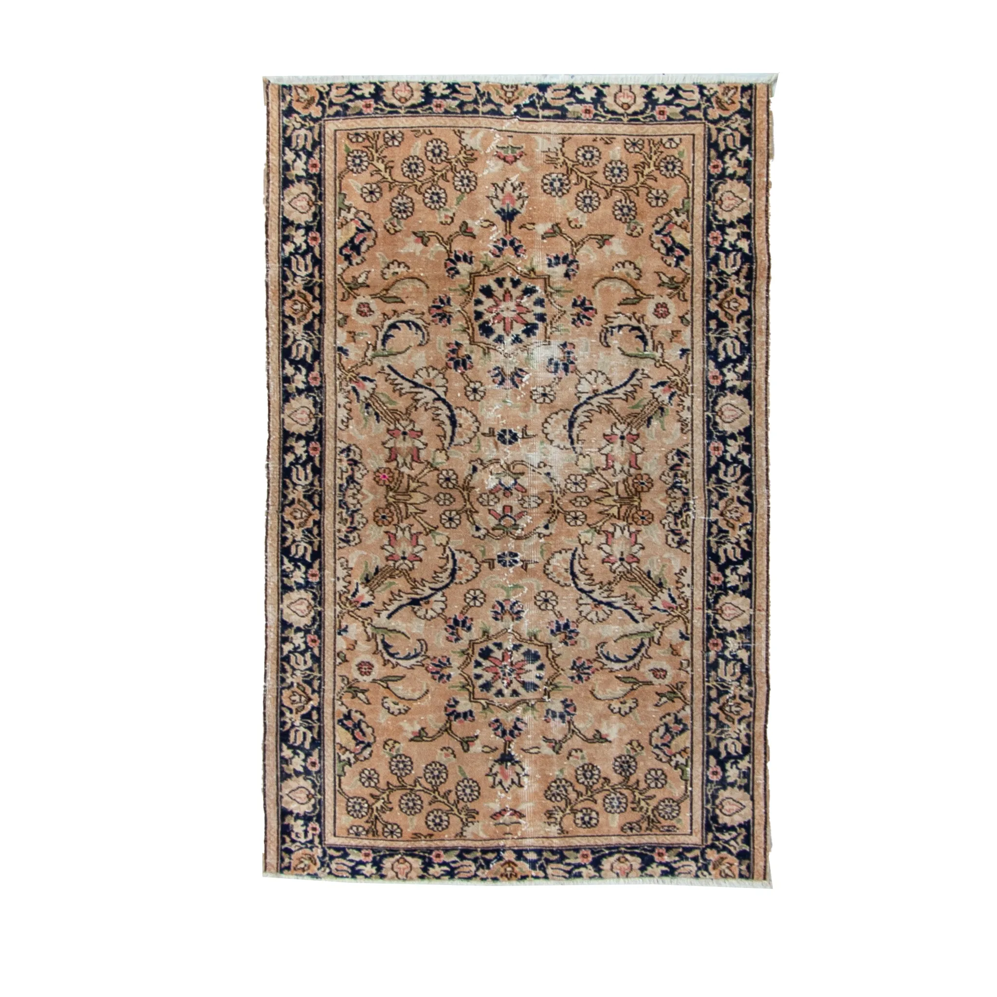 6341 Handwoven Vintage Rug 4x6'2