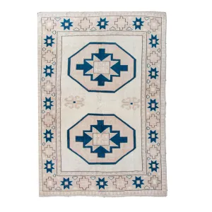 6411 Handwoven Vintage Rug 5'3x7'8