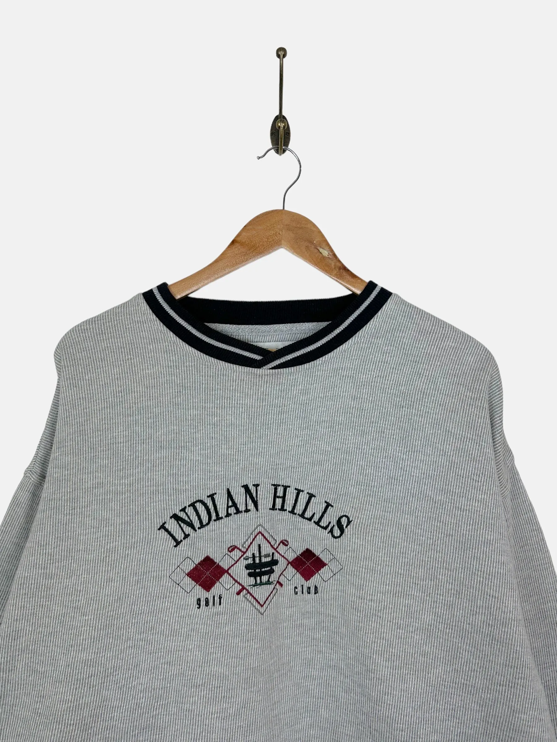 90's Indian Hills Golf Club Embroidered Vintage Sweatshirt Size 2XL