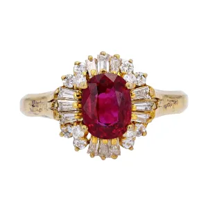 9K 1.09 CT No Heat Thailand Ruby Ring<p><strong>$1,099</p></strong><p><strong>GIA Available</p></strong>