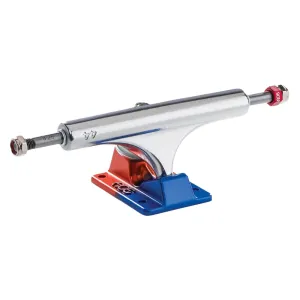 Ace Trucks AF1 44 Trucks (Pair) - Anodized Blue Orange/Polished