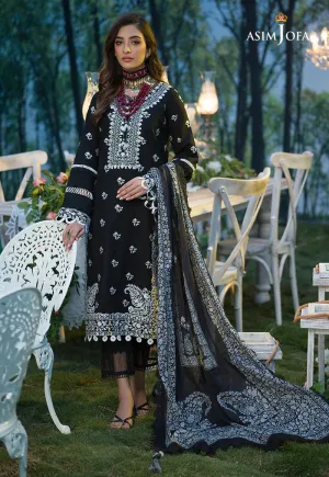 AJPR-32 | Asim Jofa Prints Rania Collection 2022 | Unstitched Embroidered Lawn Suits