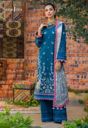 AJPR-37 | Asim Jofa Prints Rania Collection 2022 | Unstitched Embroidered Lawn Suits