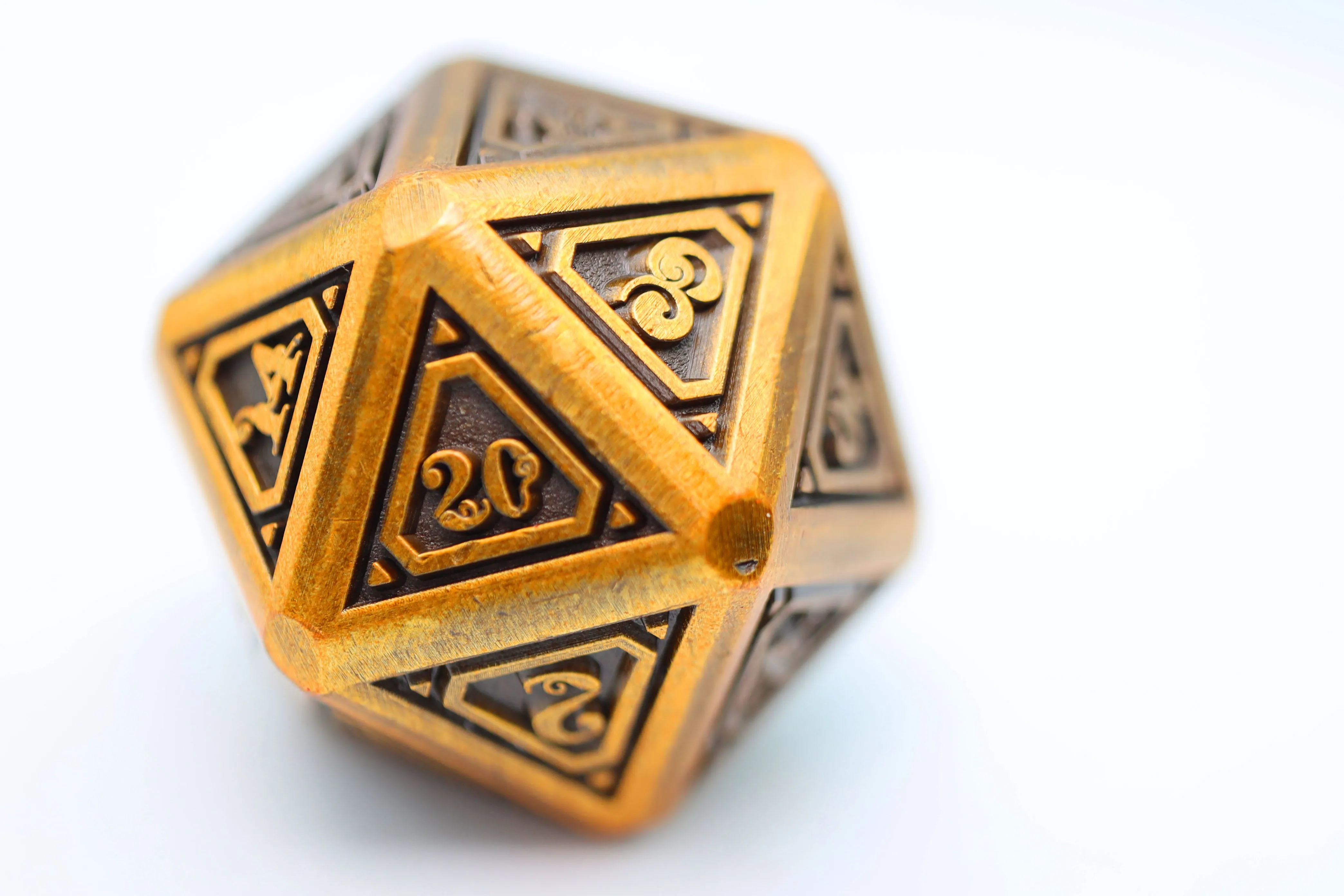 Alchemist Metals: Gold - Metal RPG Dice Set