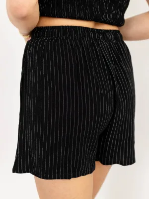 Allie Rose Stripe Linen Short