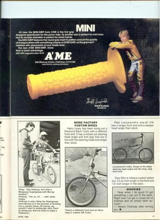A'ME BMX Mini Grips