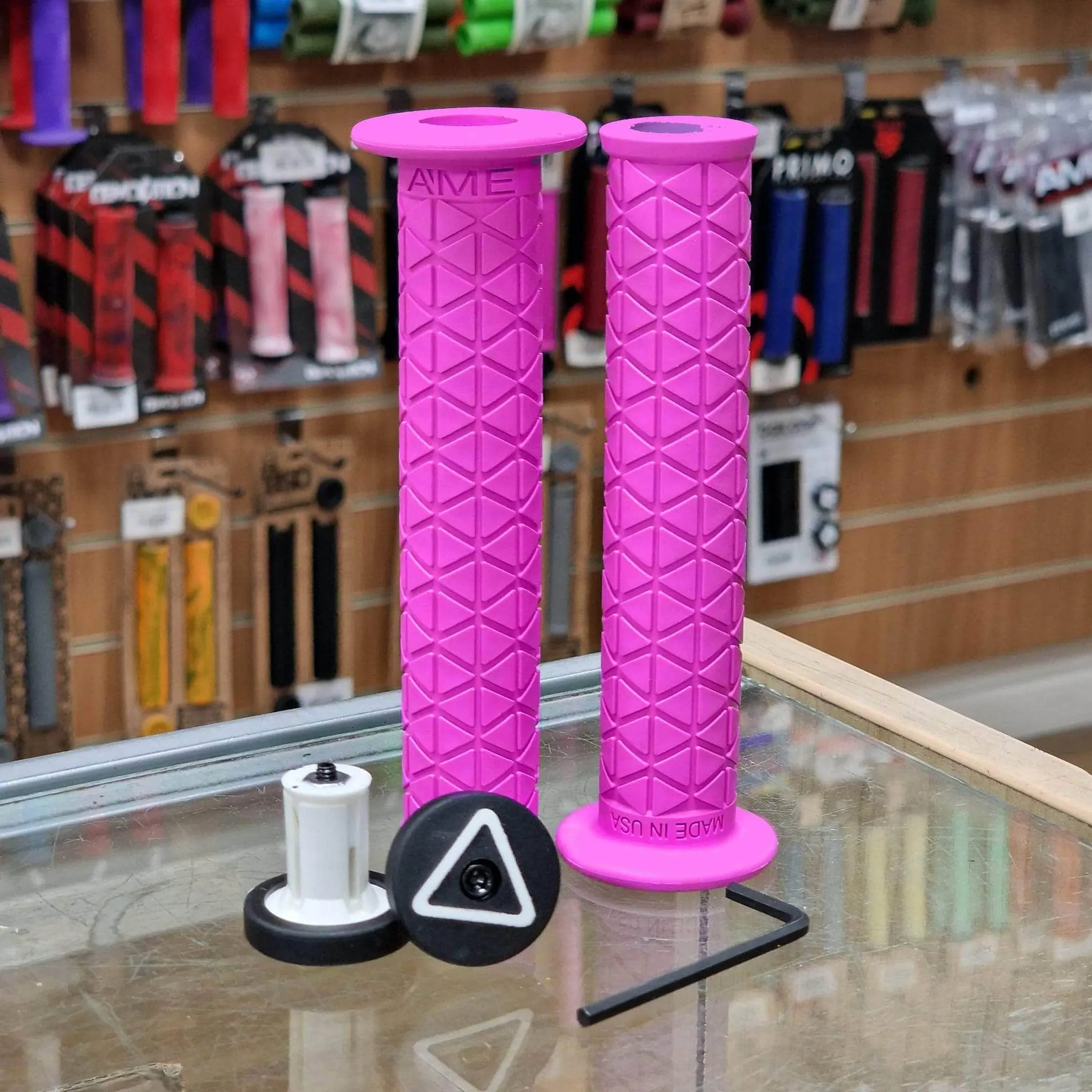 A'ME BMX Super Tri Grips with Flange
