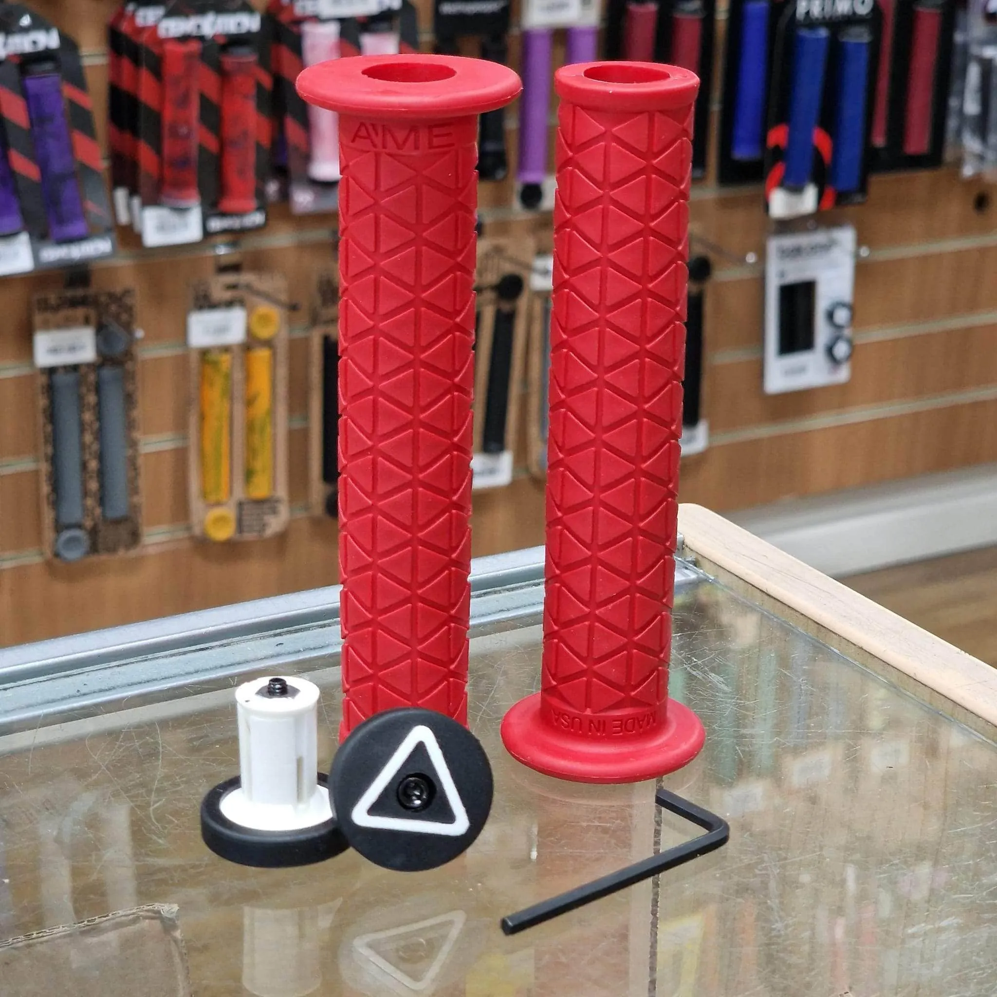 A'ME BMX Super Tri Grips with Flange