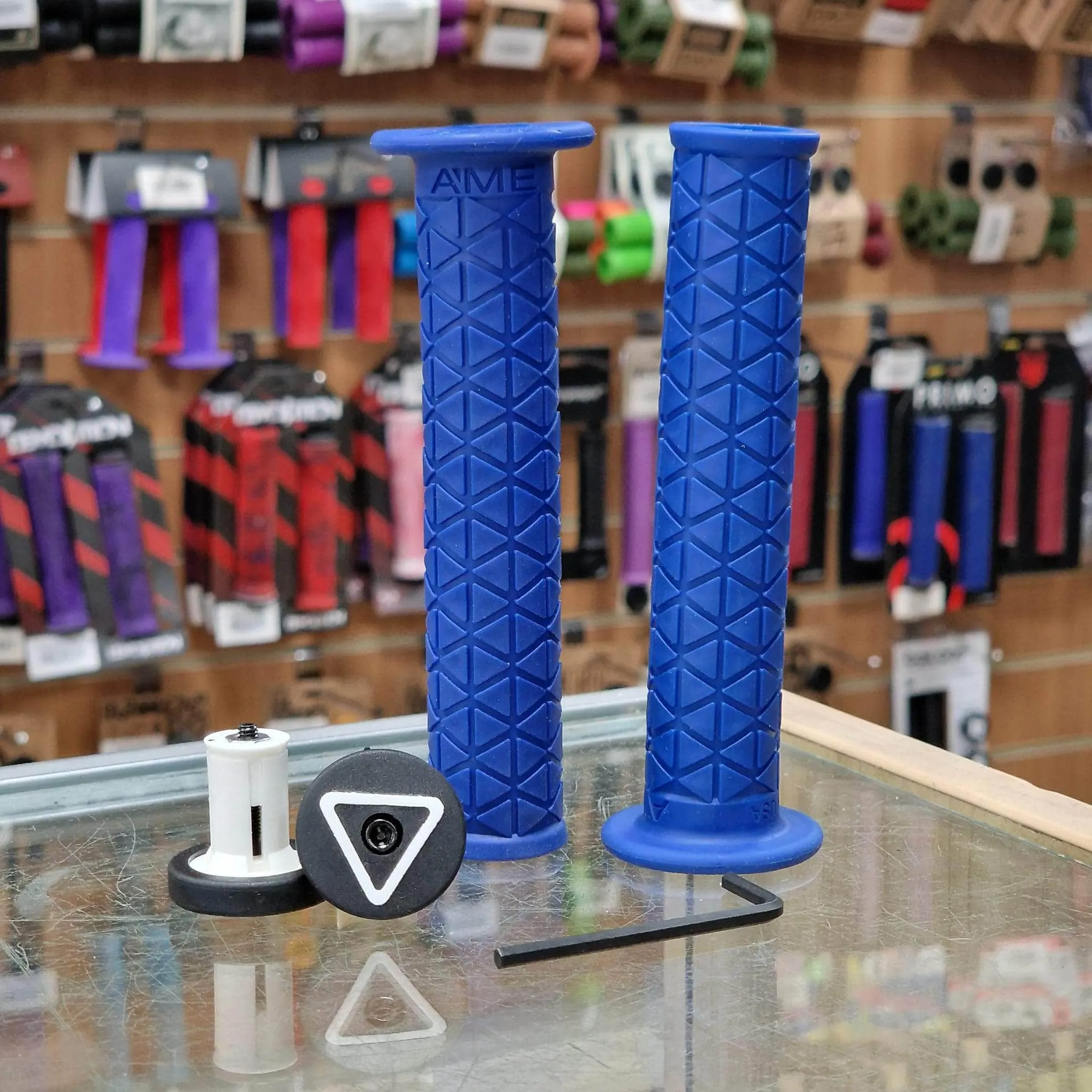 A'ME BMX Super Tri Grips with Flange