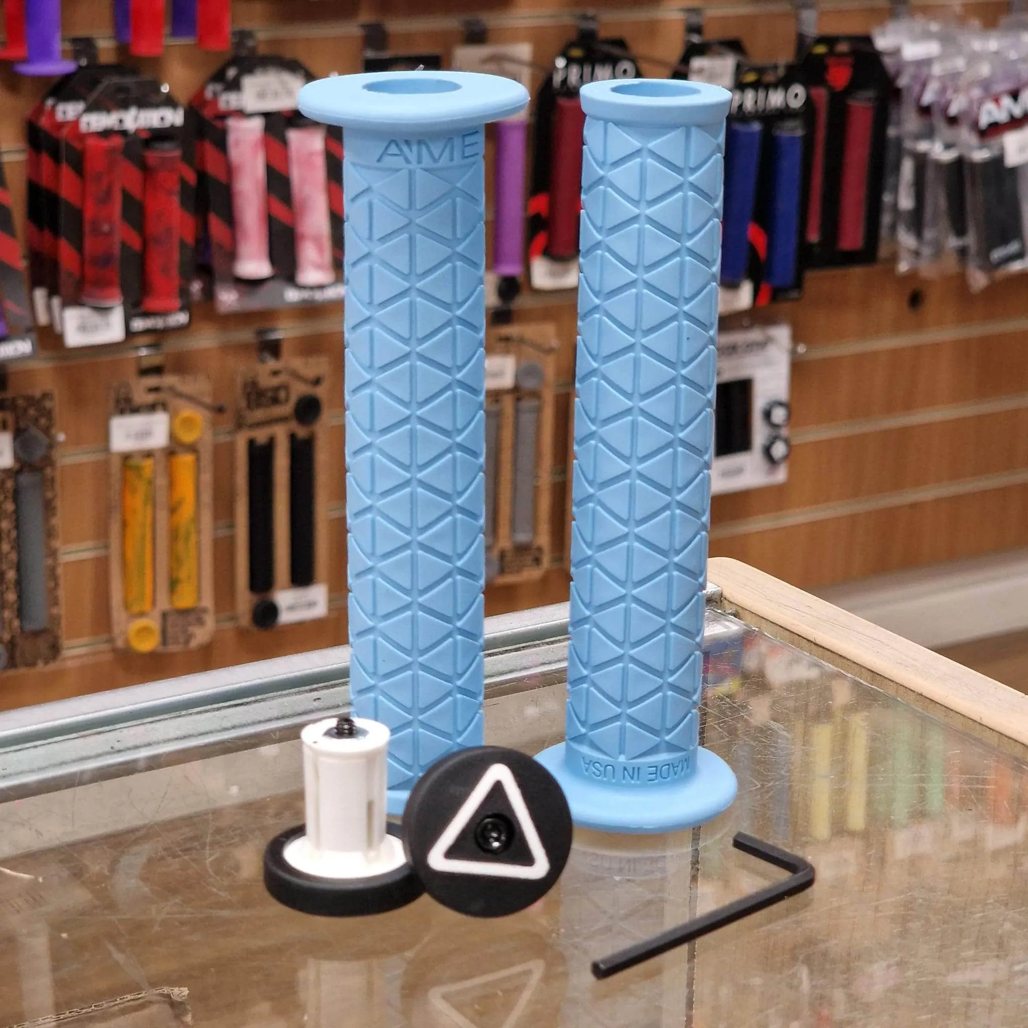A'ME BMX Super Tri Grips with Flange